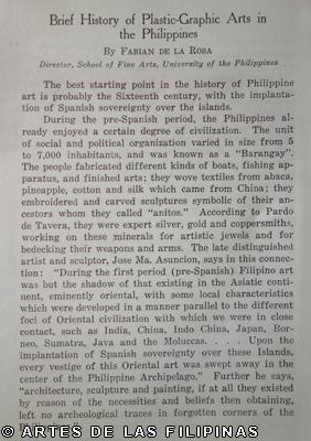 Brief Sketch of the History of Plastic-Graphic Arts in the Philippines (Second of Two Parts)