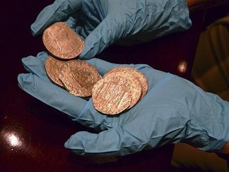 Spanish Treasure Lands After Two Hundred Years